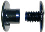 3/16" Aluminum Screw Posts in Black <span style="color: #d9821b; font-weight: bold;">(20 Sets)</span>