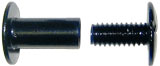 3/4" Aluminum Screw Posts in Black <span style="color: #177ddd; font-weight: bold;">(100 Sets)</span>